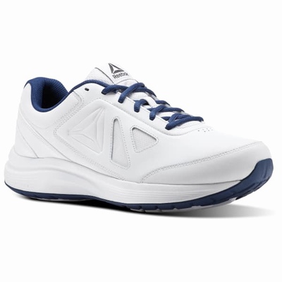 Reebok Walk Ultra 6 DMX MAX 4E Walking Shoes For Men Colour:White/Wash Blue